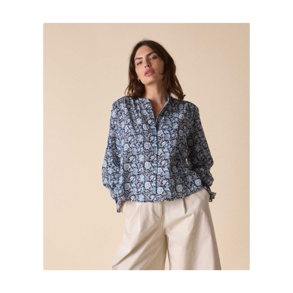 St. Roche Sanborn Shirt - Navy Nwt — image 6 of 6